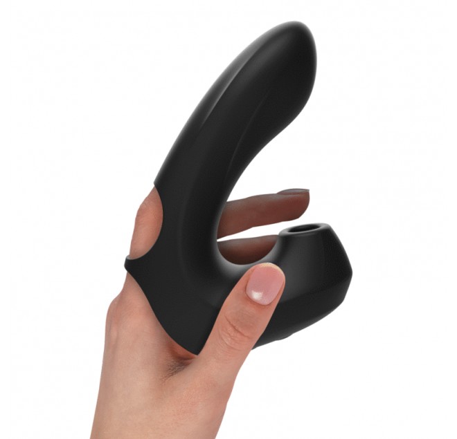 IBIZA - VIBRATORE ASPIRANTE DITALE