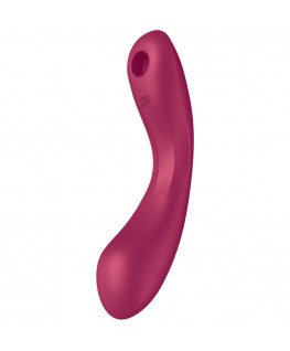 SATISFYER - CURVE TRINITY 1 AIR PULSE VIBRATION ROSSO