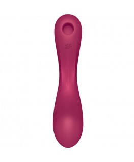 SATISFYER - CURVE TRINITY 1 AIR PULSE VIBRATION ROSSO