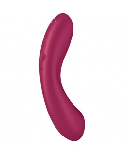 SATISFYER - CURVE TRINITY 1 AIR PULSE VIBRATION ROSSO