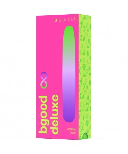 B SWISH - BGOOD INFINITE DELUXE VIBRADOR RECARGABLE SILICONA AZUL