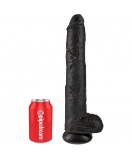 KING COCK - PENE REALISTICO CON SFERE 30,5 CM NERO