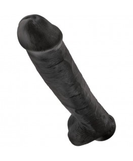 KING COCK - PENE REALISTICO CON SFERE 34,2 CM NERO