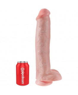 KING COCK - PENE REALISTICO CON SFERE 34,2 CM LEGGERO