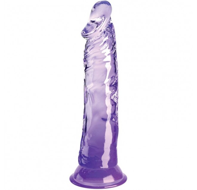 KING COCK CLEAR - PENE REALISTICO 19,7 CM VIOLA