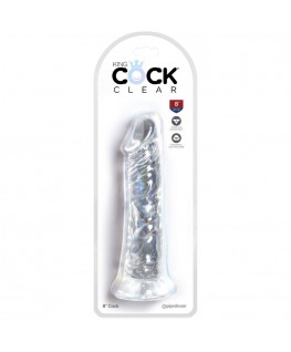 KING COCK CLEAR - PENE REALISTICO 19,7 CM TRASPARENTE