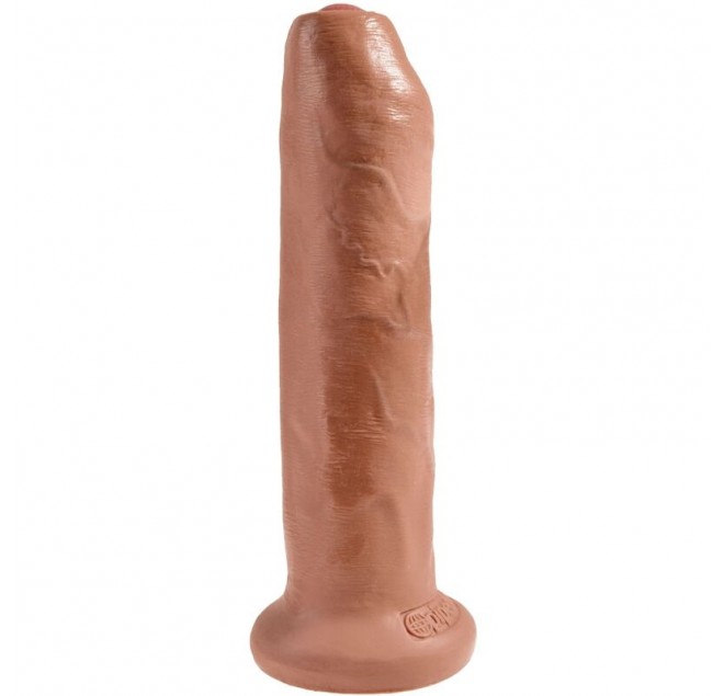 KING COCK - PENE REALISTICO NON TAGLIATO 17,8 CM CARAMELLO