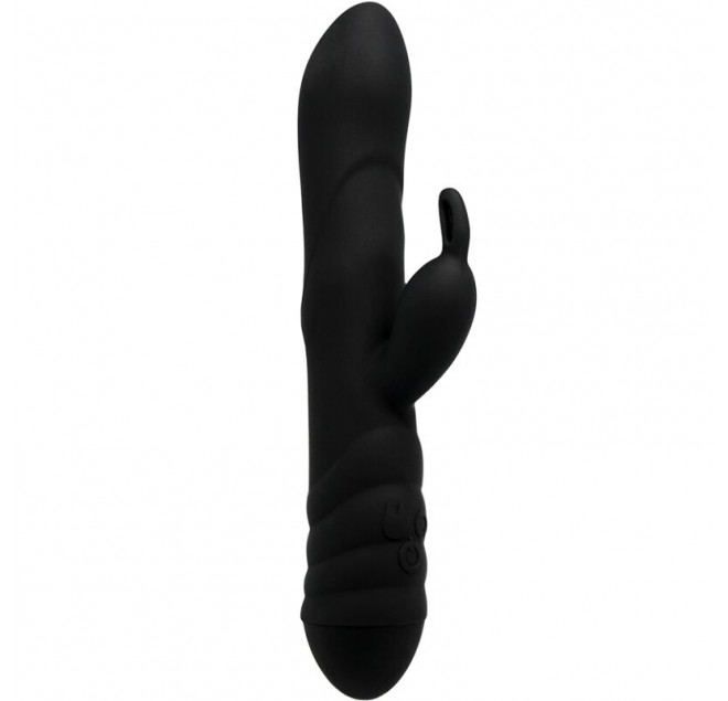 ADRIEN LASTIC - VIBRATORE TWISTER E MASSAGGIATORE ROTATORE CONIGLIO NERO