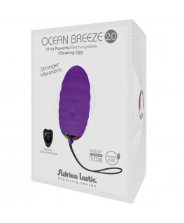 ADRIEN LASTIC - OCEAN BREEZE 2.0 UOVO VIBRANTE RICARICABILE TELECOMANDO VIOLA