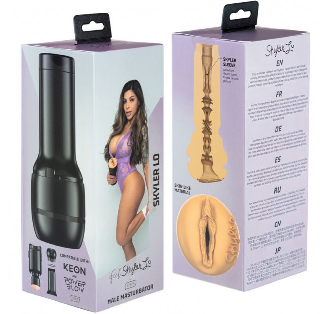 KIIROO - FEEL SKYLER LO COLLEZIONE STARS STROKERS COMPATIBILI CON POWERBLOW