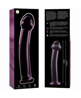 NEBULA SERIES BY IBIZA - MODELLO 11 DILDO IN VETRO BOROSILICATO 16 X 3 CM ROSA