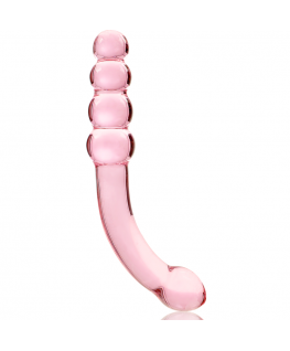 NEBULA SERIES BY IBIZA - MODELLO 14 DILDO IN VETRO BOROSILICATO 18,5 X 3 CM ROSA