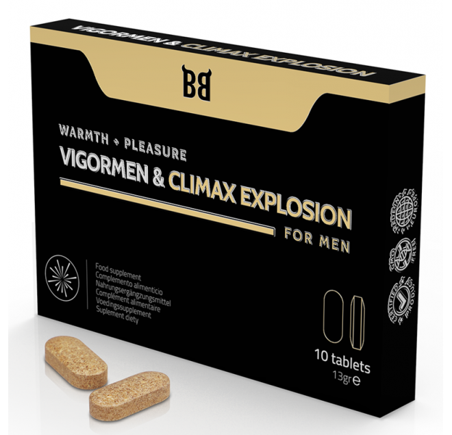 BLACKBULL BY SPARTAN- VIGORMEN & CLIMAX EXPLOSION MAGGIORE PIACERE PER GLI UOMINI 10 C PSULA