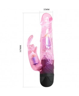GIVE YOU LOVER VIBRATOR WITH RABBIT PINK