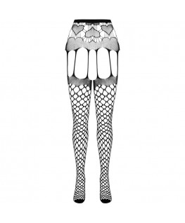 PASSION - COLLEZIONE ECO BODYSTOCKING ECO S009 BIANCO