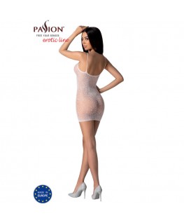 PASSIONE - BS096 BODYSTOCKING BIANCO TAGLIA UNICA