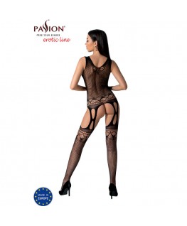 PASSIONE - BS099 BODYSTOCKING NERO TAGLIA UNICA