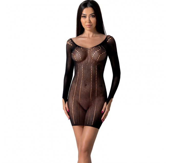 PASSIONE - BS101 BODYSTOCKING NERO TAGLIA UNICA