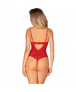 OBSESSIVE - INGRIDIA CROTCHLESS ROSSO XS/S