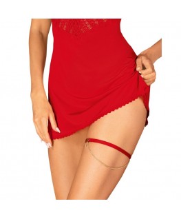 OBSESSIVE - INGRIDIA GARTER RED O/S OBSESSIVE - INGRIDIA GARTER RED O/S che trovi in offerta solo su SexyShopOnline a -35% di sconto