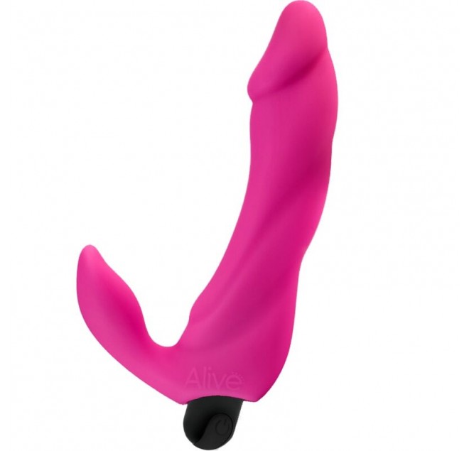 ALIVE - DILDO VIBRATORE BIFUN PRO ROSA 14,9 CM