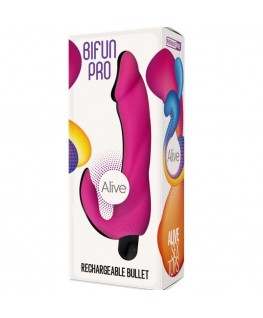 ALIVE - DILDO VIBRATORE BIFUN PRO ROSA 14,9 CM