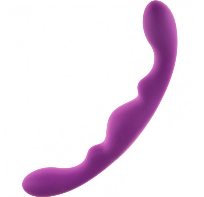 ALIVE - LUNA DILDO DOPPIA PENETRAZIONE VIOLA IN SILICONE 25 CM