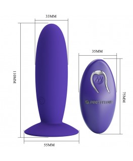 PRETTY LOVE - YOUTH PLUG VIBRATORE ANALE TELECOMANDO VIOLETTO