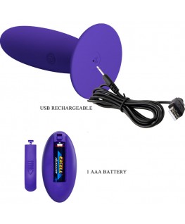 PRETTY LOVE - YOUTH PLUG VIBRATORE ANALE TELECOMANDO VIOLETTO