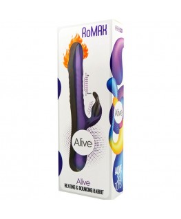 ALIVE - VIBRATORE ROMAX CONIGLIO SILICONE VIOLA