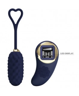 PRETTY LOVE - UOVO VIBRANTE CON TELECOMANDO BLU VIVIAN