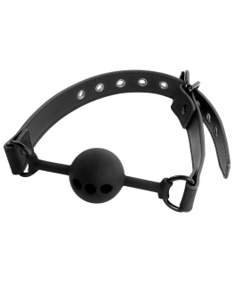 FETISH SUBMISSIVE BONDAGE - BALL GAG IN SILICONE TRASPIRANTE