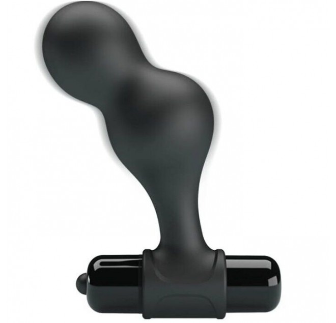 MR PLAY - PLUG ANALE VIBRATORE IN SILICONE NERO