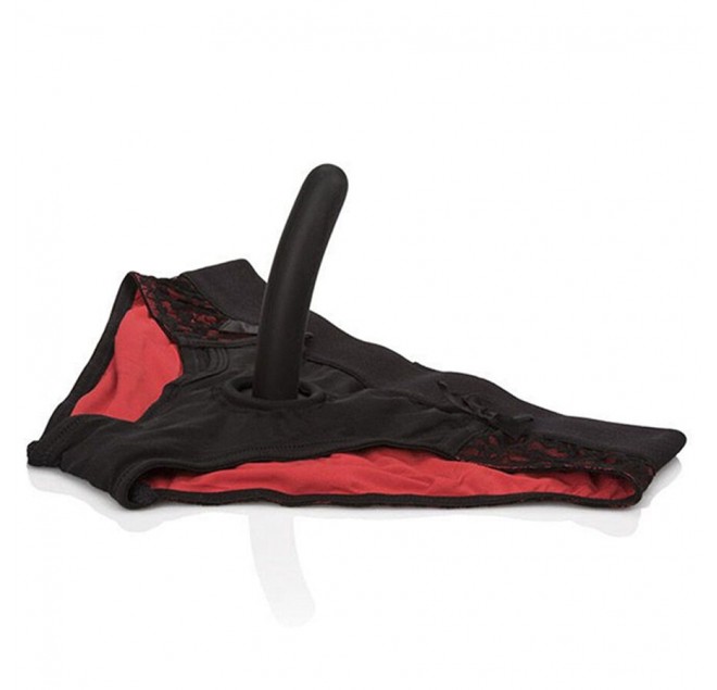 CALEXOTICS - SCANDAL SET DI MUTANDINE ROSSE CON DILDO TAGLIA L/XL