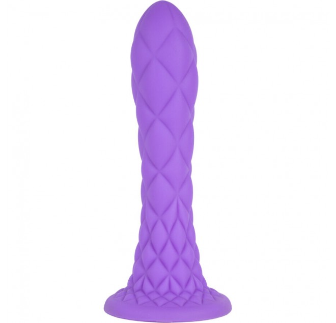 SILEXD - DILDO DA SOGNO FANTASY SILICONE LIQUIDO TERMOREATTIVO VIOLA 18,5 CM