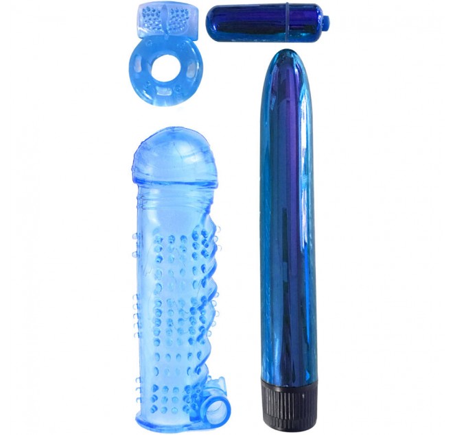 CLASSIX - KIT PER COPPIE PER IL PIACERE ULTIMO AZZURRO