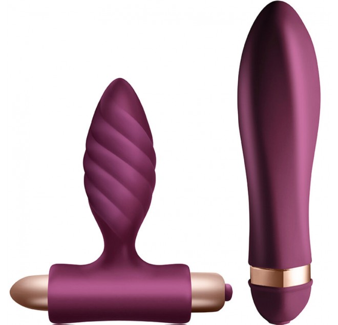 CLIMAXIMUM - DESIRE KIT VIBRATORE TWISTED + PLUG ANALE