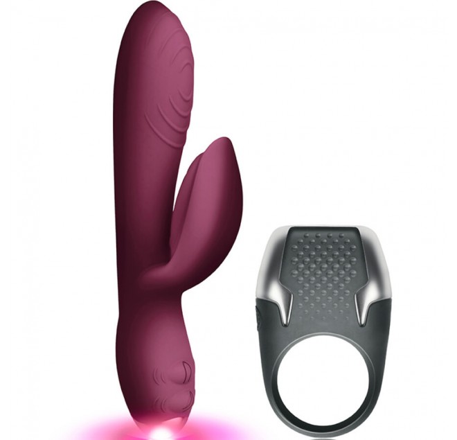 CLIMAXIMUM - LAMOUR KIT VIBRATORE CONIGLIO + ANELLO PER IL PENE A LED