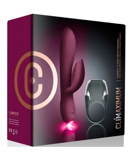 CLIMAXIMUM - LAMOUR KIT VIBRATORE CONIGLIO + ANELLO PER IL PENE A LED