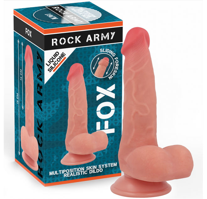 ROCKARMY - SILICONE LIQUIDO VOLPE 19 CM -O- 3,2 CM