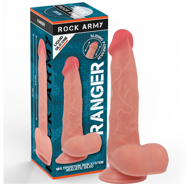 ROCKARMY - SILICONE LIQUIDO RANGER 22 CM -O- 3.6 CM