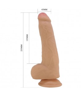PRETTY LOVE - DRACO DILDO REALISTICO 23 CM CARNE