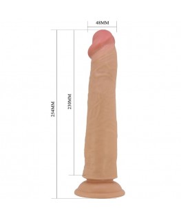 PRETTY LOVE - SHARIFE DILDO REALISTICO 25 CM CARNE