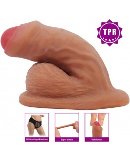 PRETTY LOVE - WARNELL DILDO ULTRA REALISTICO ED ELASTICO 9,5 CM MULATO