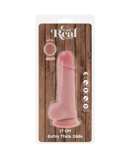 GET REAL - PENE REALISTICO DELUXE CON TESTICOLI EXTRA SPESSI 17 CM