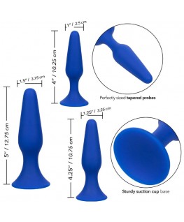CALEXOTICS - ADMIRAL KIT 3 PLUG ANALI BLU