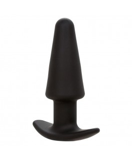 CALEXOTICS - ROCK BOTTOM TAPPO ANALE CONICO 10 VIBRAZIONI SILICONE NERO