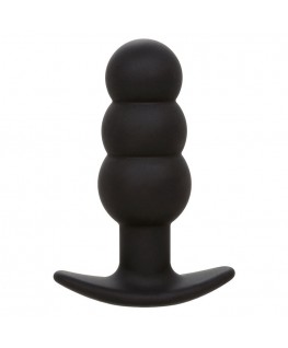 CALEXOTICS - ROCK BOTTOM PERLINE TAPPO ANALE 10 VIBRAZIONI SILICONE NERO