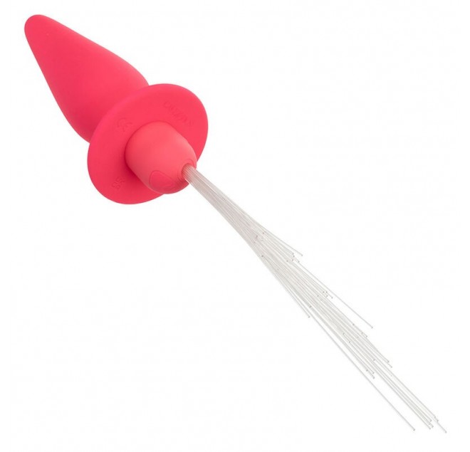 CALEXOTICS - SOUTHERN LIGHTS LIGHT UP PLUG ANALE 10 VIBRAZIONI SILICONE ROSA