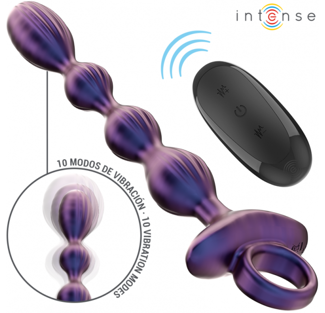 INTENSE - JACKIE VIBRANTE ANAL PLUG MODELLO 1 TELECOMANDO